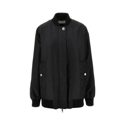 SPORTMAX 44 padded nylon oversized bomber jacket