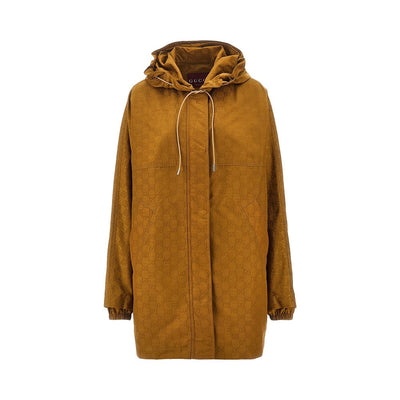 gg nylon oversized parka coat
