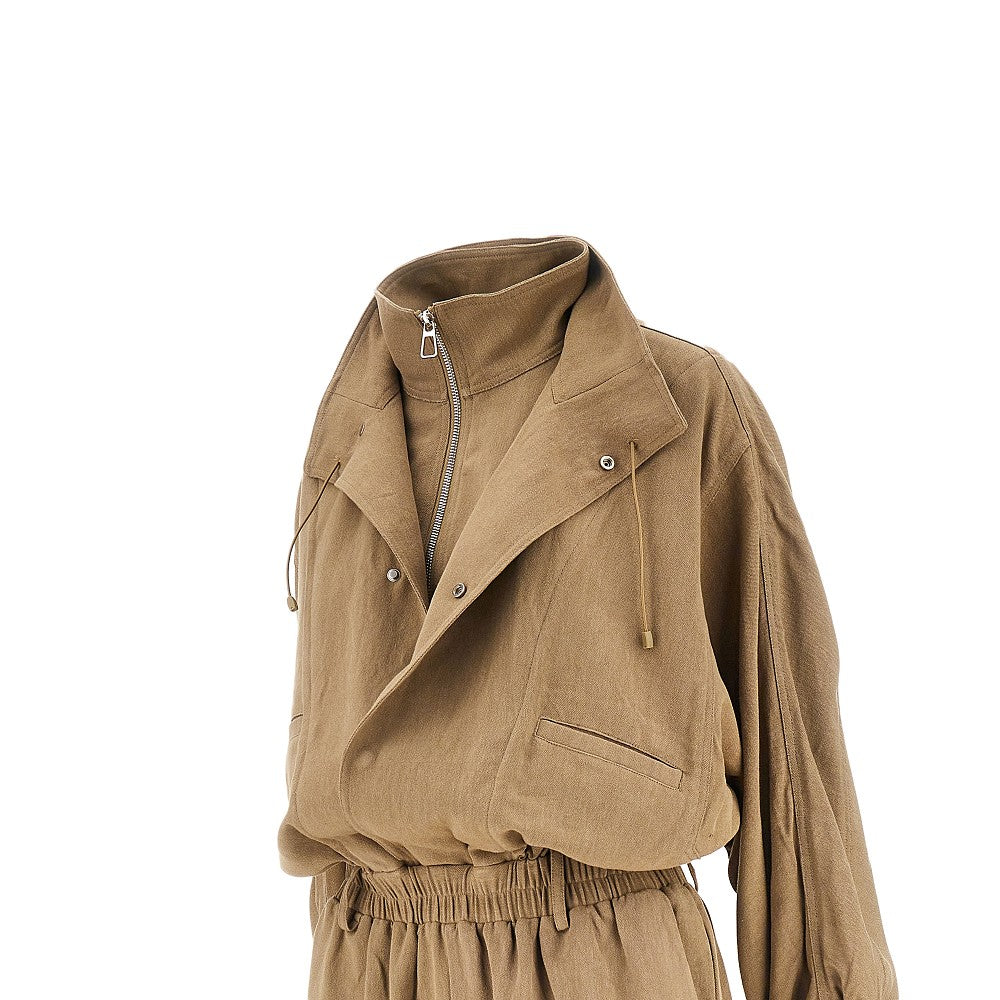 marvin linen-blend jumpsuit