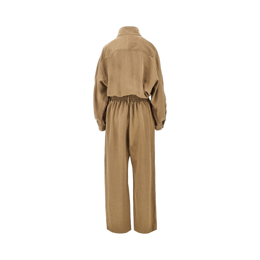 marvin linen-blend jumpsuit