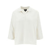 jacquard knit polo shirt