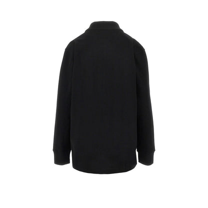 COURREGES S oversized piquet polo shirt