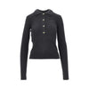 butterfly buttons knitted polo shirt