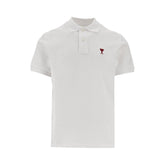 AMI S ami de coeur embroidery polo shirt