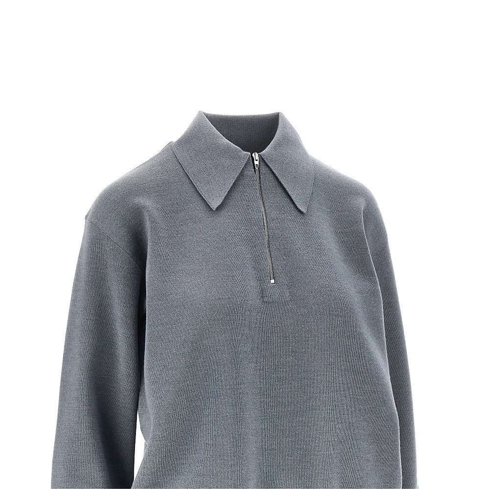 PHOEBE PHILO XS half-zip wool sweater
