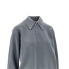 half-zip wool sweater