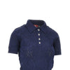 esibizionista capsule knit cropped polo shirt