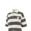 ami de coeur patch knitted polo shirt