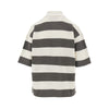 ami de coeur patch knitted polo shirt