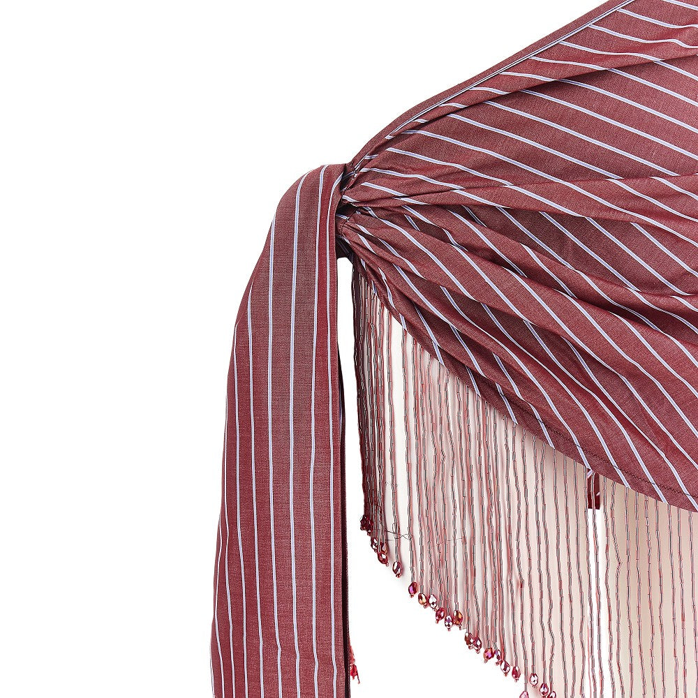 THE ANDAMANE OS dolly fringed mini skirt