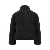EMPORIO ARMANI 46 pleated fabric padded jacket