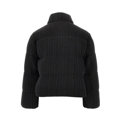 EMPORIO ARMANI 46 pleated fabric padded jacket