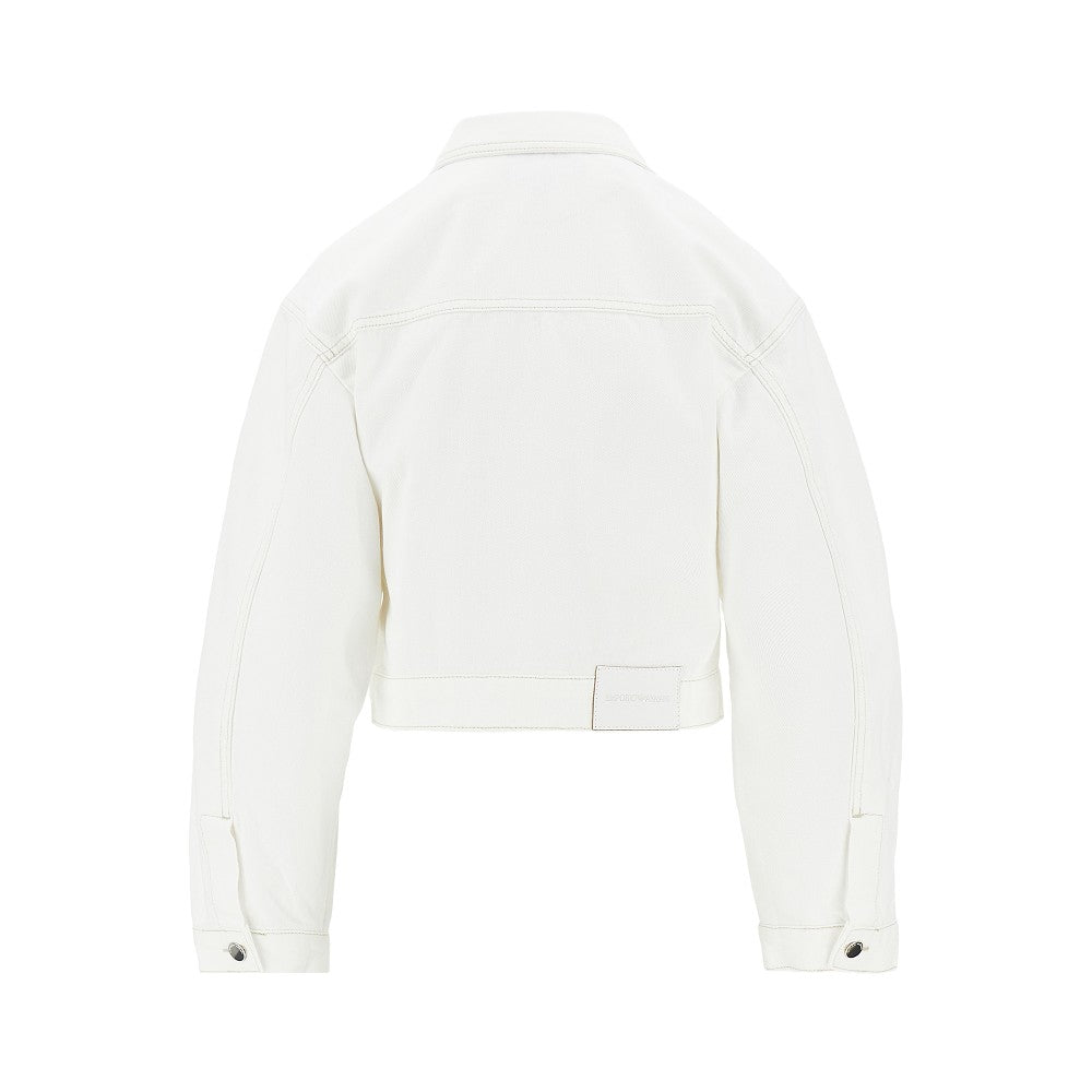 cropped denim jacket