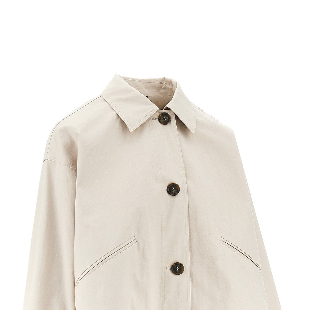 EMPORIO ARMANI 44 cotton gabardine blouson jacket