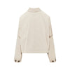 cotton gabardine blouson jacket