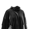 chenille blouson jacket with gathered neck