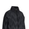 pleated satin down jacket