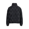 pleated satin down jacket