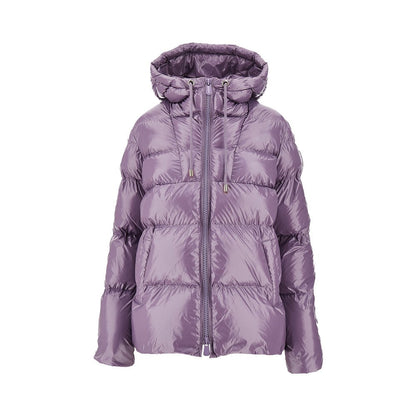 PINKO 42 glossy coated nylon down jacket