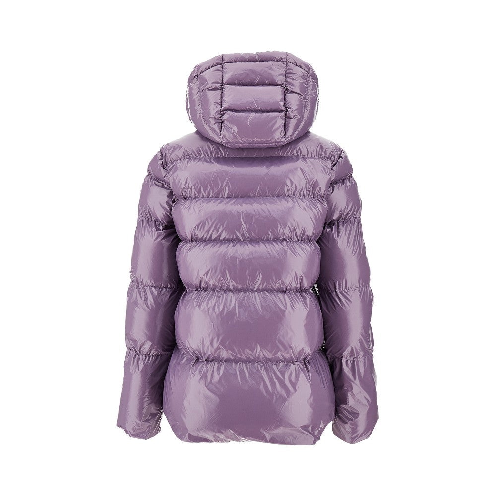 PINKO 42 glossy coated nylon down jacket