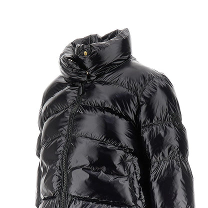 PINKO 40 glossy nylon short down jacket