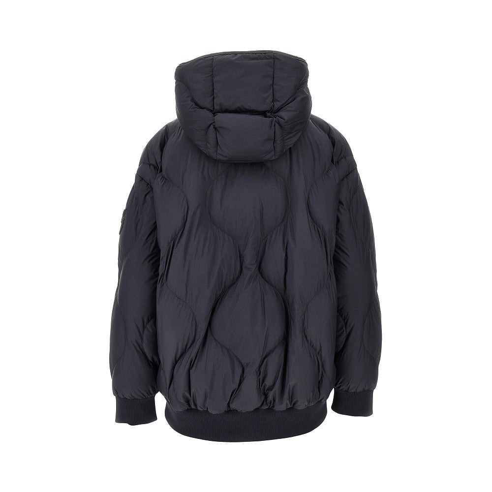 PINKO XS padded bomber jacket with love birds patch