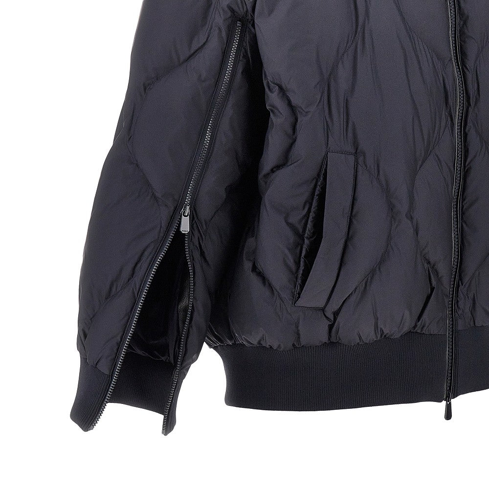 PINKO XS padded bomber jacket with love birds patch