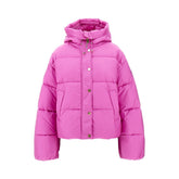 PINKO XS hooded nylon down jacket