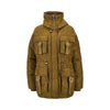 camouflage technical satin down jacket
