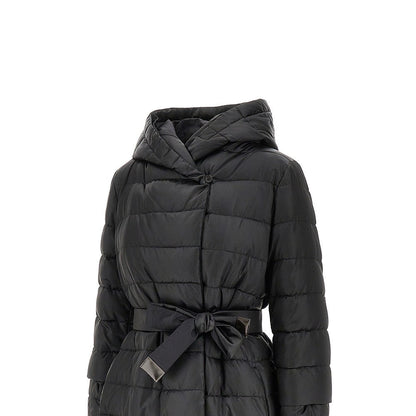 MAX MARA CUBE 40 anti-drop satin and taffetà down jacket