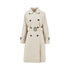 MAX MARA CUBE 40 twill double-breasted trench coat with belt