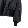cotton-blend padded bomber jacket