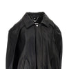 nappa leather bomber cape