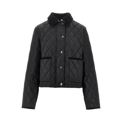 BURBERRY XS quilted jacket with corduroy details