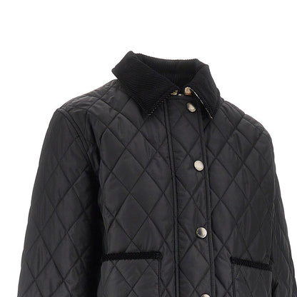 BURBERRY XS quilted jacket with corduroy details