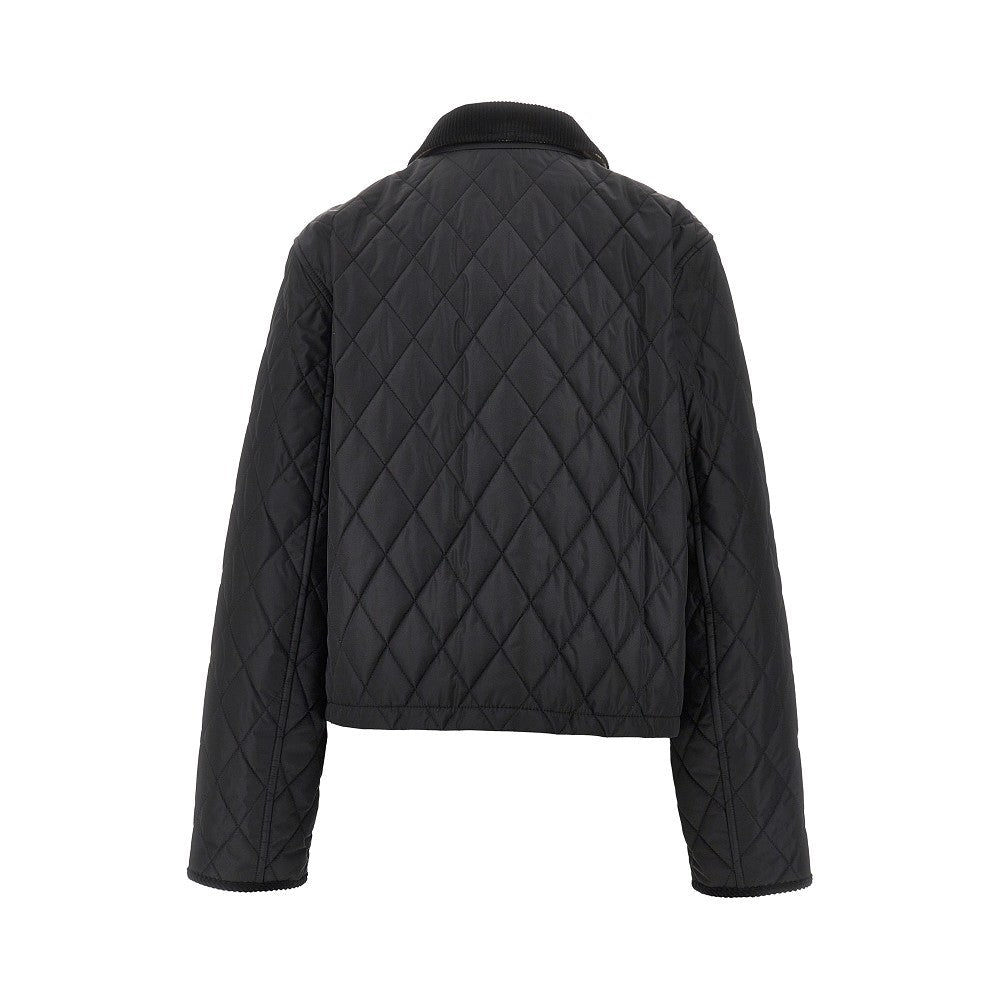 BURBERRY XS quilted jacket with corduroy details