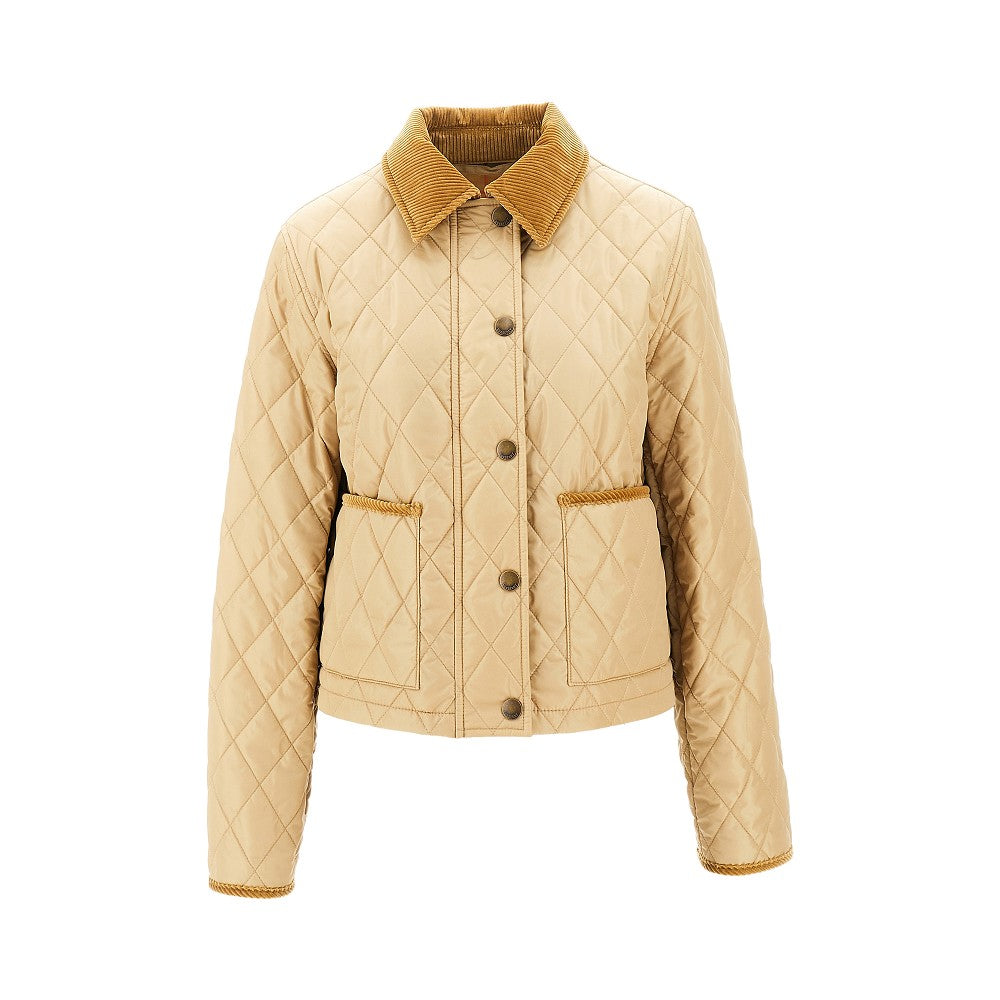 BURBERRY S quilted nylon jacket