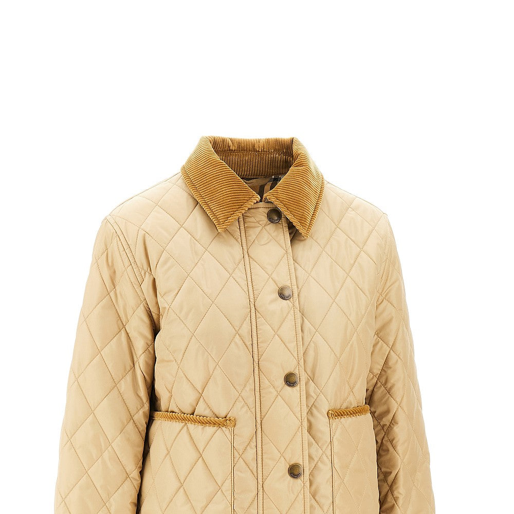 BURBERRY S quilted nylon jacket