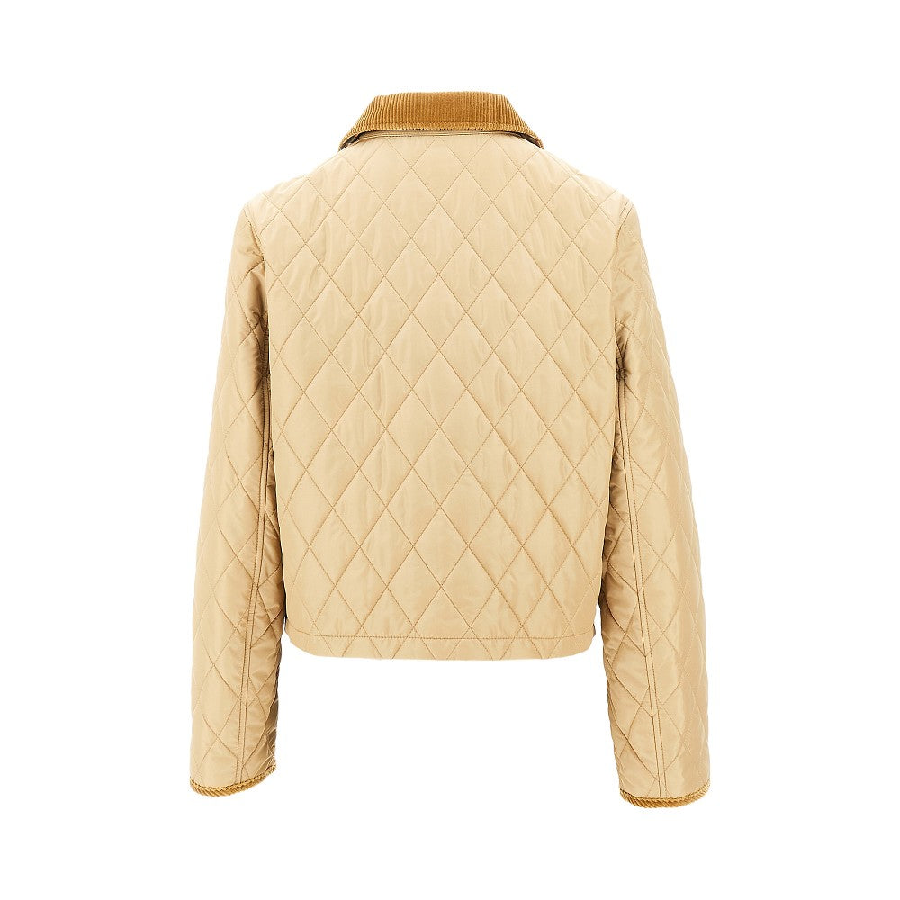 BURBERRY S quilted nylon jacket