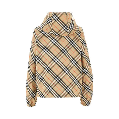 BURBERRY XS check nylon jacket