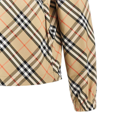 BURBERRY XS check nylon jacket