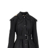 nylon gabardine trench coat