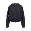 stretch nylon hooded jacket