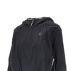stretch nylon hooded jacket