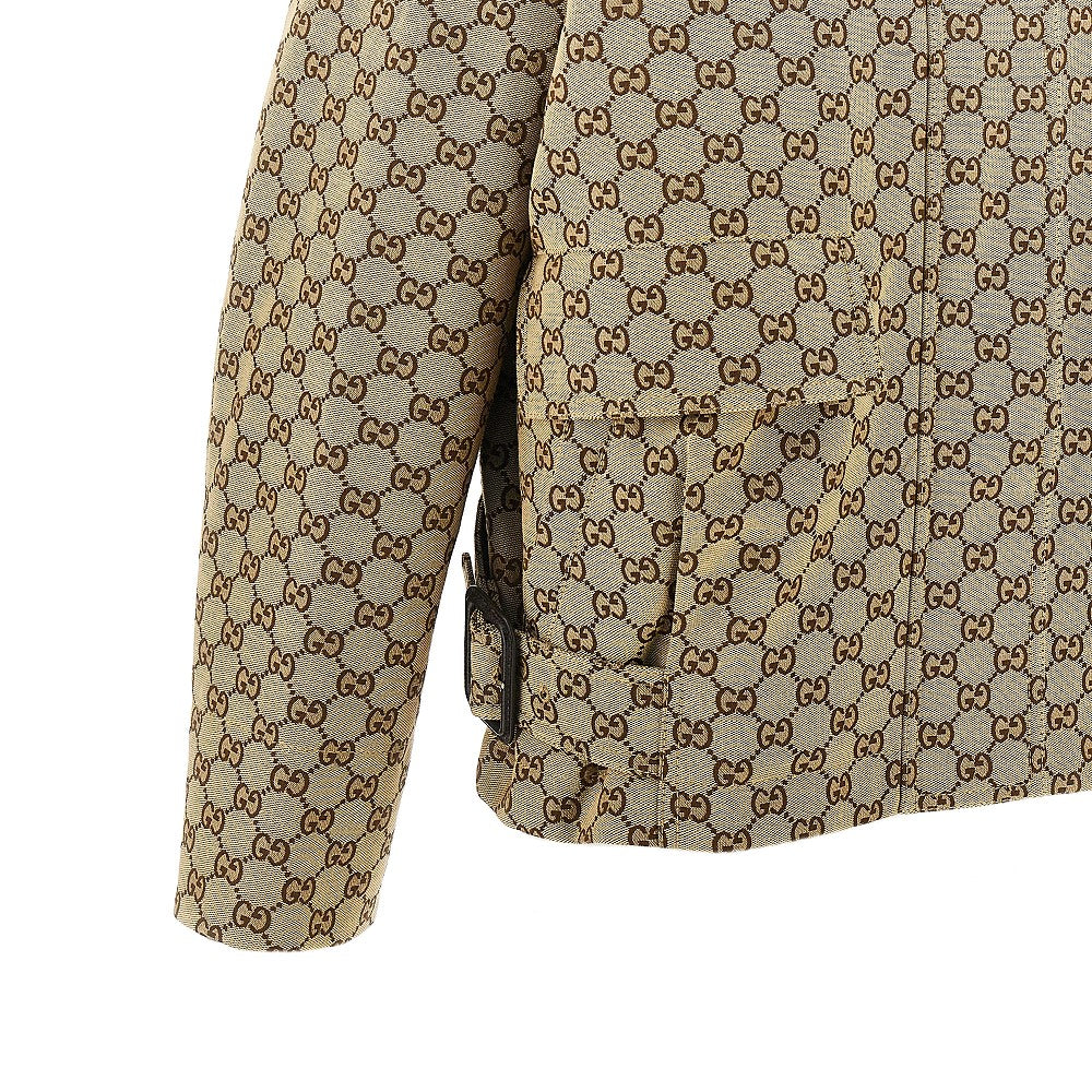 GUCCI 40 gg canvas bomber jacket