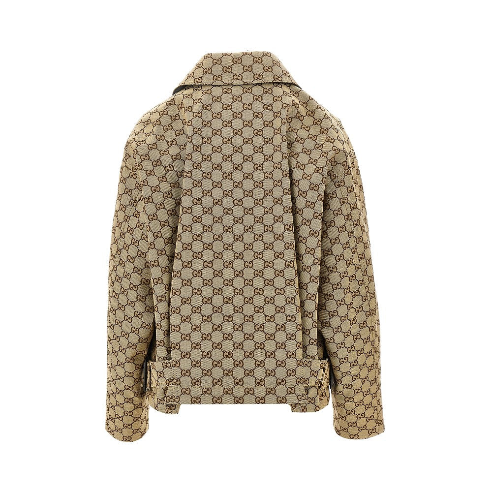 GUCCI 40 gg canvas bomber jacket