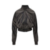 nappa leather bomber jacket