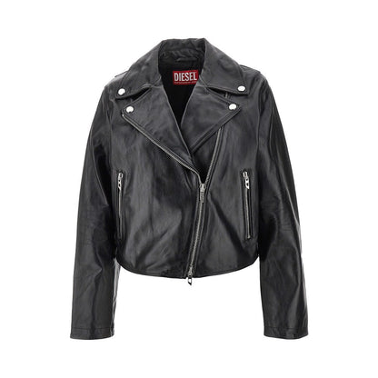 DIESEL 40 l-unatic leather jacket