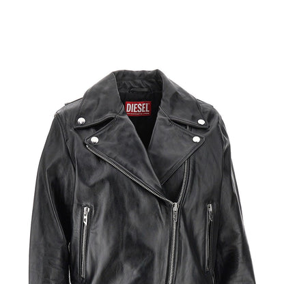 DIESEL 40 l-unatic leather jacket