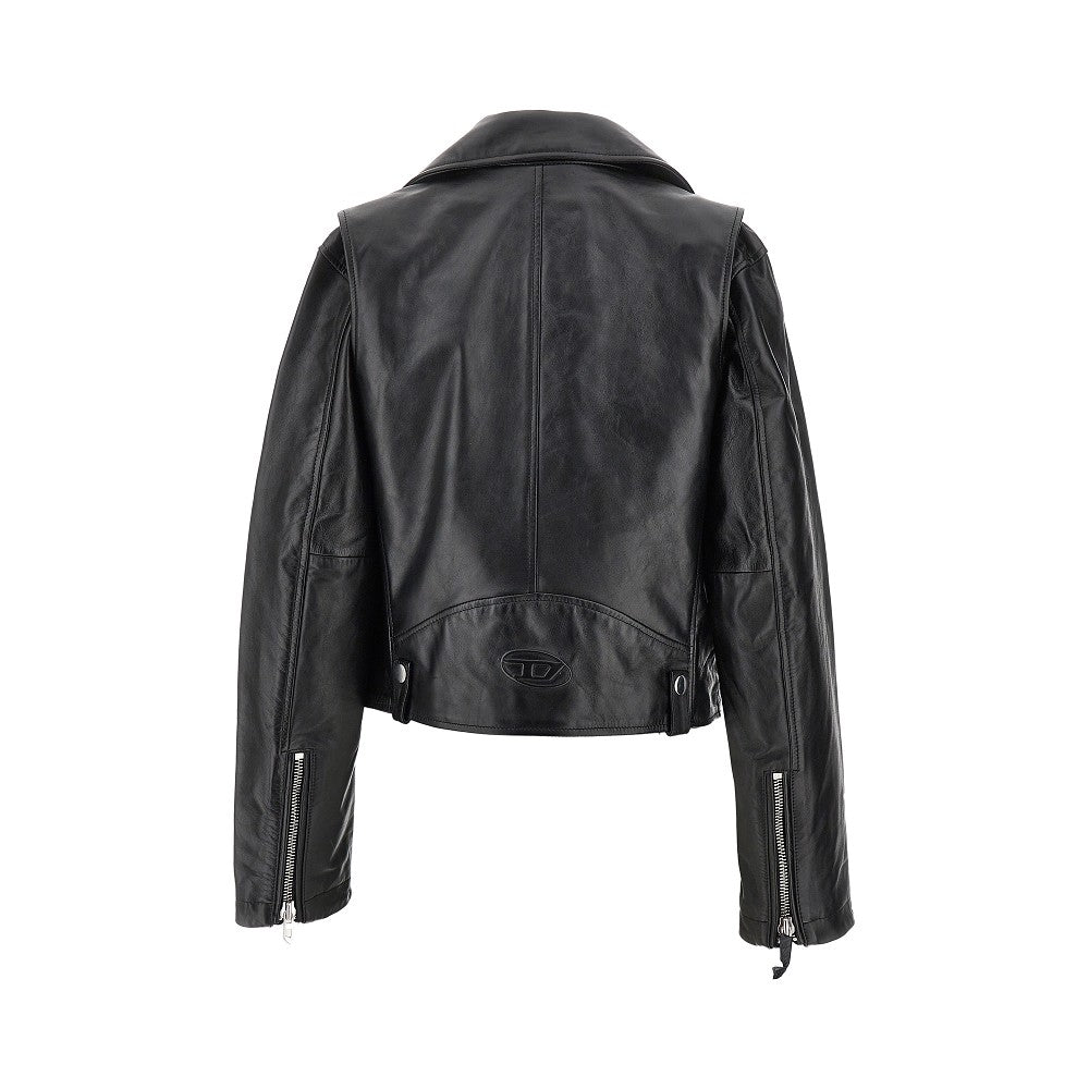 DIESEL 40 l-unatic leather jacket